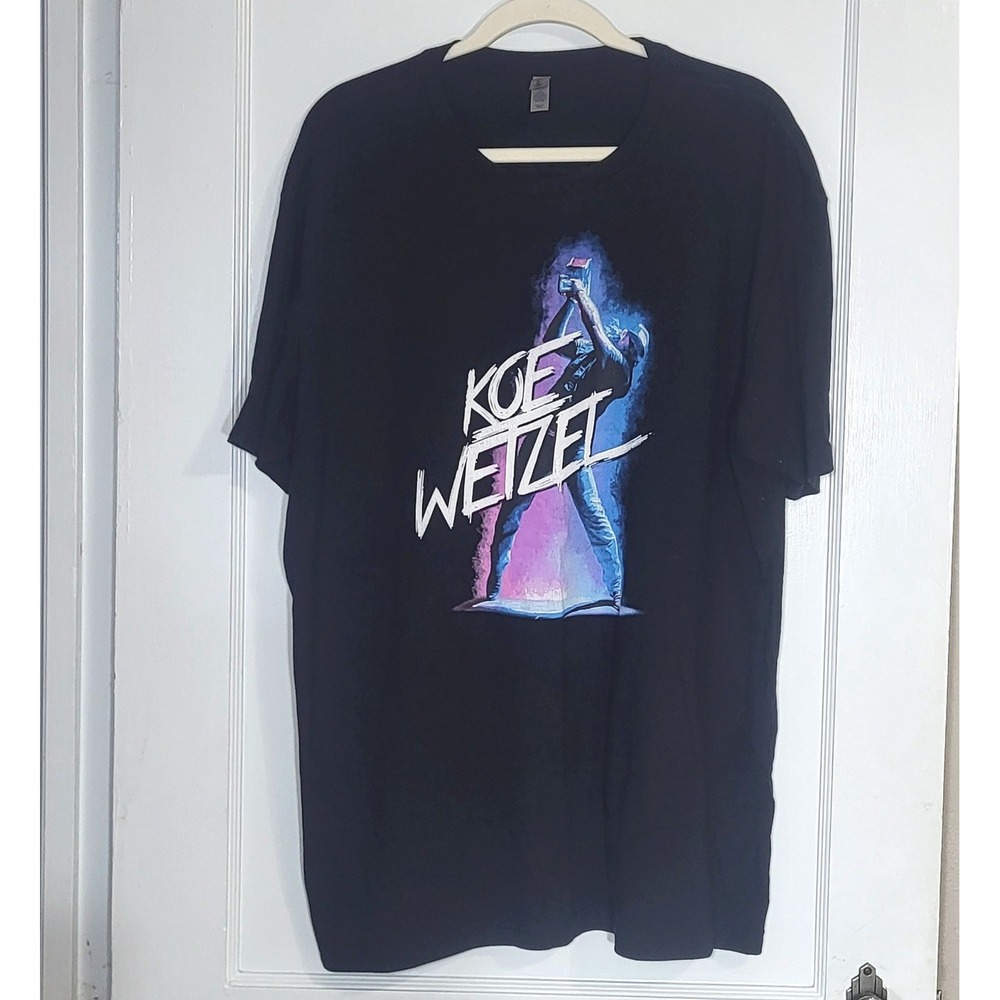 Next Level Apparel Mens Koe Wetzel Country Music Graphic Tee Black XXL